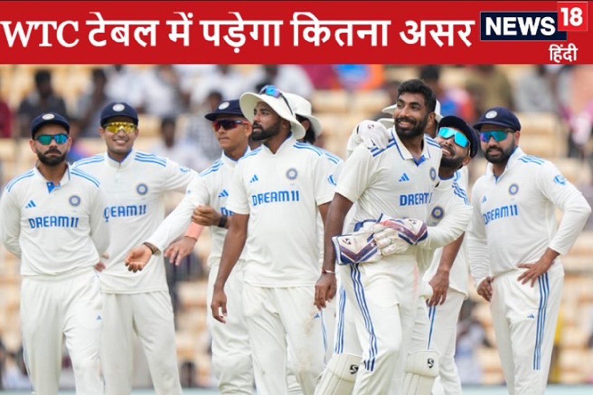 टीम इंडिया की धमाकेदार जीत, वर्ल्ड टेस्ट चैंपियनशिप टेबल पर पड़ेगा कितना असर