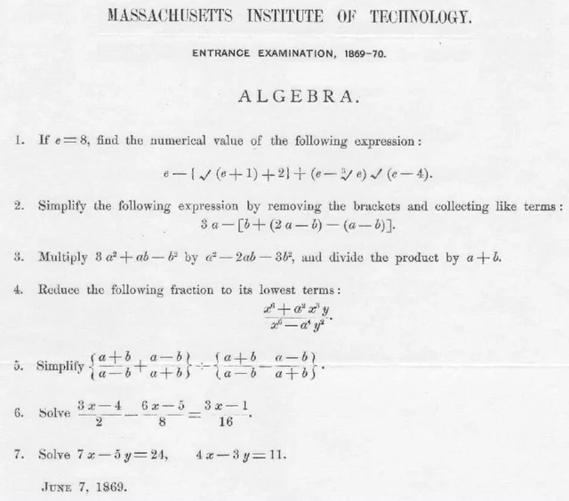 MIT Entrance Exam Paper, Viral News, MIT Entrance Exam