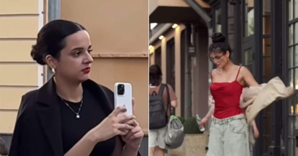 The girl took off her clothes openly, people started staring at her, she had such a secret hidden inside!