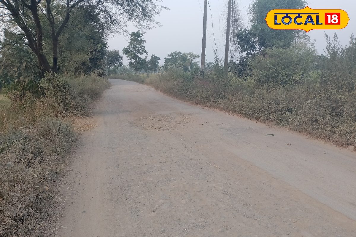 खराब रोड से परेशान है राहगीर, विद्यार्थियों को हो रही हैं भारी परेशानी 