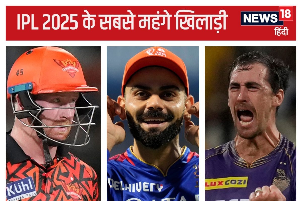 सबसे महंगे खिलाड़ियों में ऋषभ पंत की एंट्री, देखें टॉप-20 खिलाड़ियों की लिस्ट