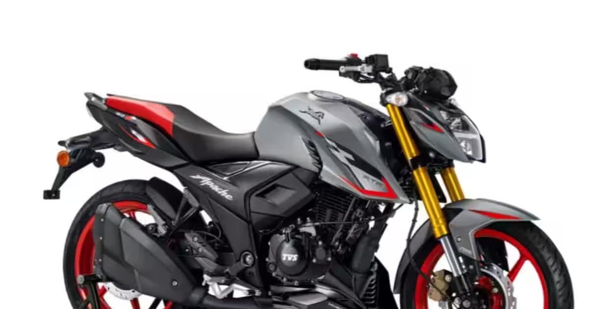 TVS ने लॉन्च की नई Apache RTR 160 4V, कीमत 1.39 लाख रुपये