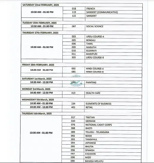 CBSE Date Sheet 2025, cbse exam date, cbse released, cbse board, cbse 10th, 12th exams schedule, kab hogi board pariksha