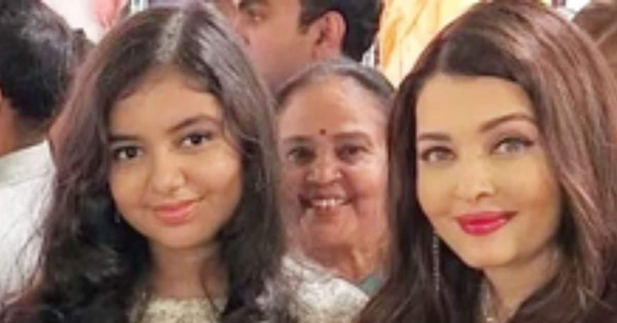 Daughter Aaradhya was compared with Aishwarya Rai, Abhishek Bachchan’s daughter was seen smiling, photo goes viral