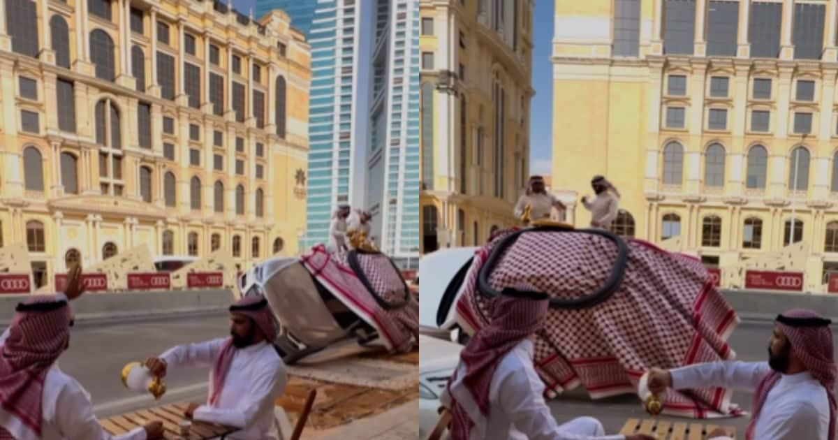 The sheikhs of Dubai are rich, drink tea in a golden vessel, drive a luxury car on two wheels!