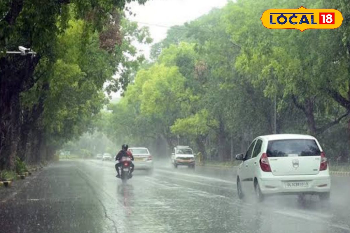 25 KM/H की रफ्तार से चली हवा, कई इलाकों में बौछार के साथ बारिश