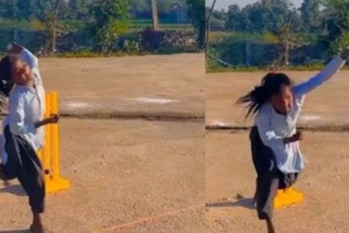 Video: ऐसा धांसू छोटी बच्ची का बॉलिंग एक्शन, सचिन तेंदुलकर भी हो गए फैन