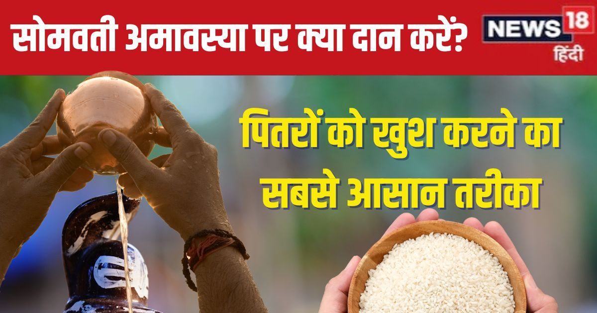 सोमवती अमावस्या पर दान करें ये 5 वस्तुएं, शिव कृपा से मिलेगा सौभाग्य, नाराज पितर भी हो जाएंगे खुश!