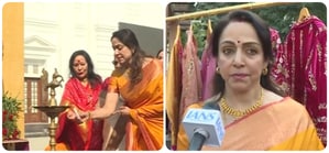 Hema Malini, Hema Malini news, Hema Malini Exhibition, Jyotsna Mishra, Shubhrajyotsna, हेमा मालिनी, एग्जिबिशन, ज्योत्स्ना मिश्रा, शुभ्रज्योत्स्ना