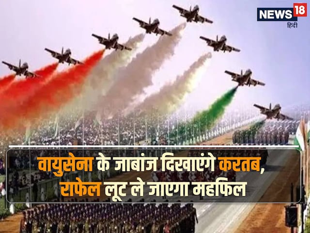 रिपब्लिक डे क्लाइमेक्स, वायुसेना के जाबांज दिखाएंगे करतब, राफेल लूटेगा महफिल रिपब्लिक डे क्लाइमेक्स, वायुसेना के जाबांज दिखाएंगे करतब, राफेल लूटेगा महफिल