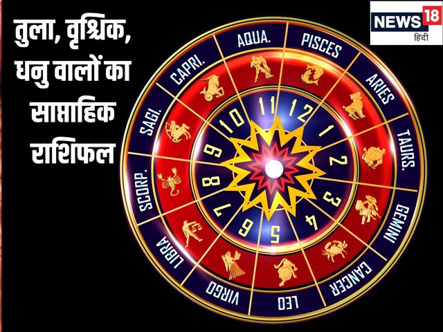 तुला, वृश्चिक वाले लक्ष्य प्राप्त करेंगे, धनु वाले आर्थिक रूप से संघर्ष करेंगे