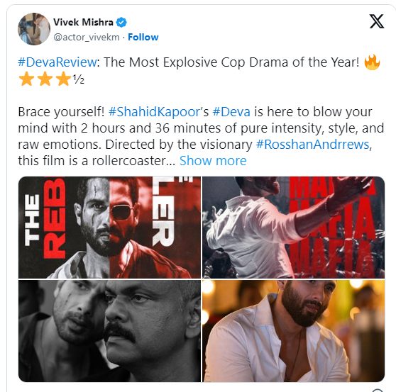 deva Movie rating