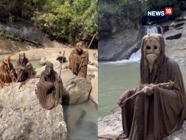 झरने के किनारे दिन-दहाड़े बैठे रहते हैं 'भूत', 5 करोड़ लोगों ने देखा वीडियो!