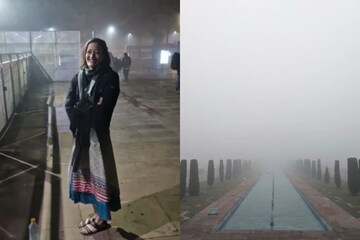 Foreign girl came to see Taj Mahal at 4 in the morning, saw the inside, was surprised! Foreign girl came to see Taj Mahal at 4 in the morning, saw the inside, was surprised!