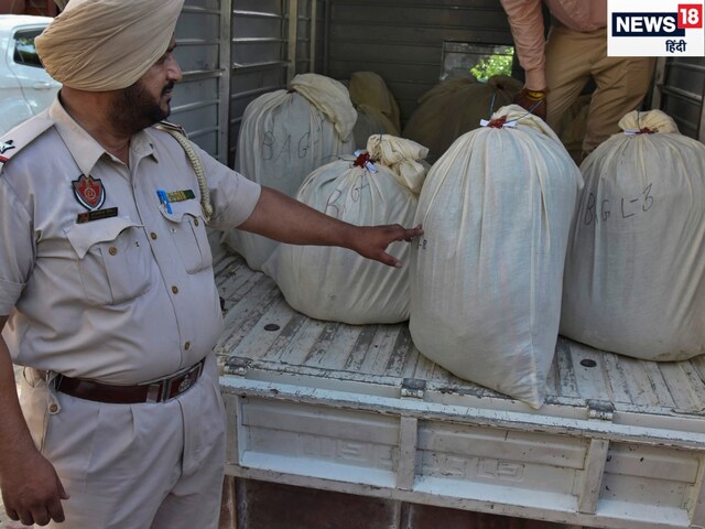 पाकिस्तानी स्मगलर, कनाडाई हैंडलर और बर्मर बॉर्डर, 300 किलोग्राम हेरोइन लाल रंग में जब्त की गई