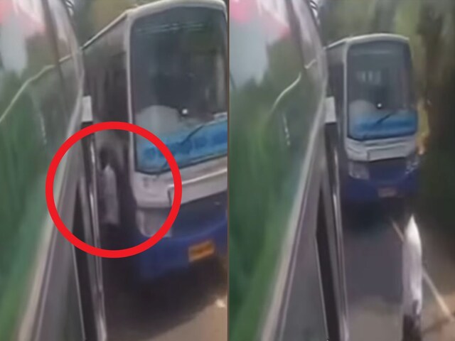 'यमराज छुट्टी पर हैं..', दो बसों के बीच आ गया शख्स, लगा बस मरने वाला है, तभी..