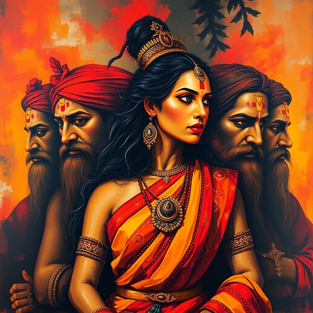 Why Did Draupadi become the wife of 5 husbands Pandavas