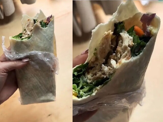 भूखी लड़की ने मंगाया चिकन रैप, दूसरे निवाले में लगा झटका, बाल-बाल बची!