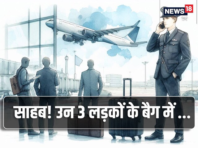 साहब! बैग में खतरनाक है, कितना.. वह 3 लड़कों को पता है, एयरपोर्ट पर मचा हड़कंप