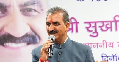 मुख्यमंत्री सुखविंदर सिंह सुक्खू.