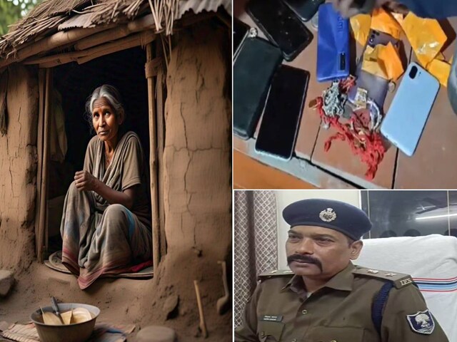 सड़कों पर भीख मांगती थी महिला, पुलिस ने झोपड़ी में मारा छापा, नजारा देख उड़े होश