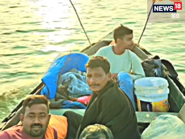 Viral Video: कुंभ मेले में जाना था, जाम से थे परेशान, नाव से किया सफर