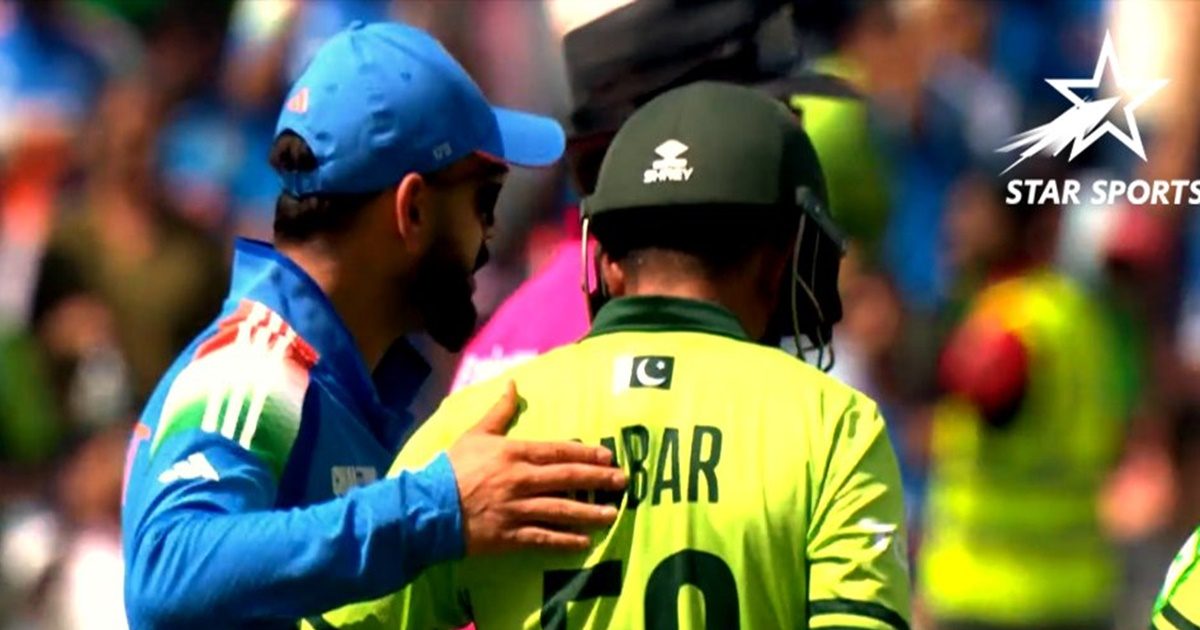 IND vs PAK: विराट कोहली ने बाबर आजम की पीठ थपथपाई, दिल छू लेने वाले फोटो वायरल
