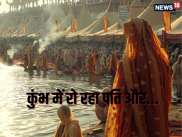 पत्नी के साथ खुशी-खुशी पहुंचा महाकुंभ, साथ में लगाई डुबकी, फिर रोते-रोते...