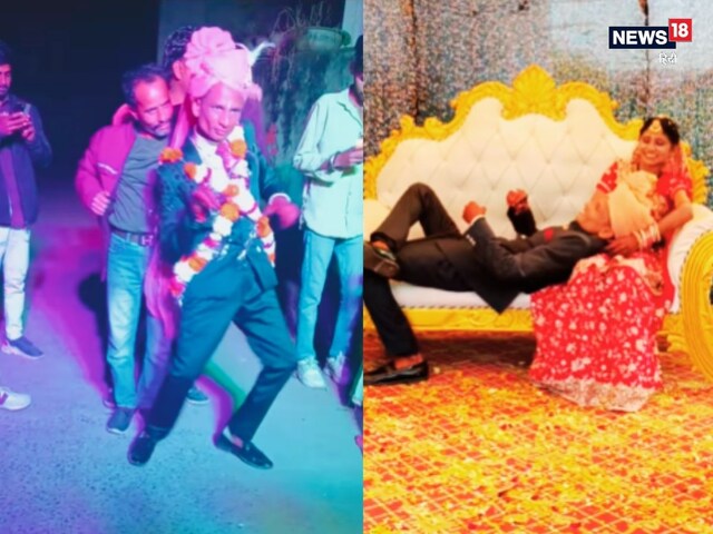 बीच सड़क पर दूल्हे का 'हाहाकारी' डांस, रिसेप्शन में भी नहीं माना!