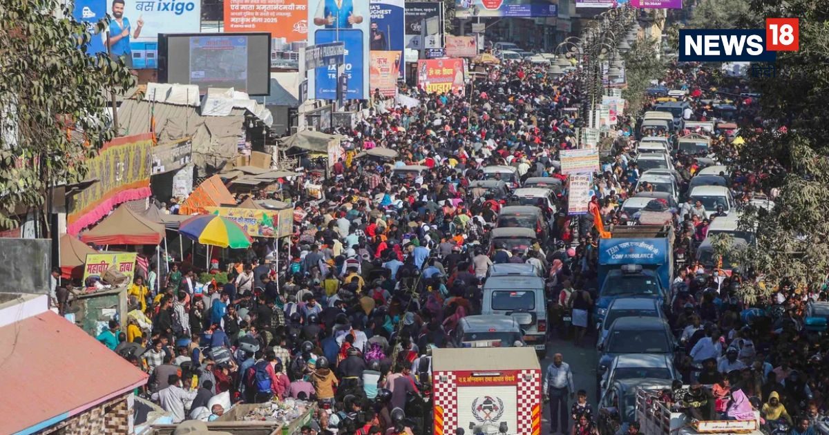 The world's biggest traffic jam in India! The speed stopped up to 300km