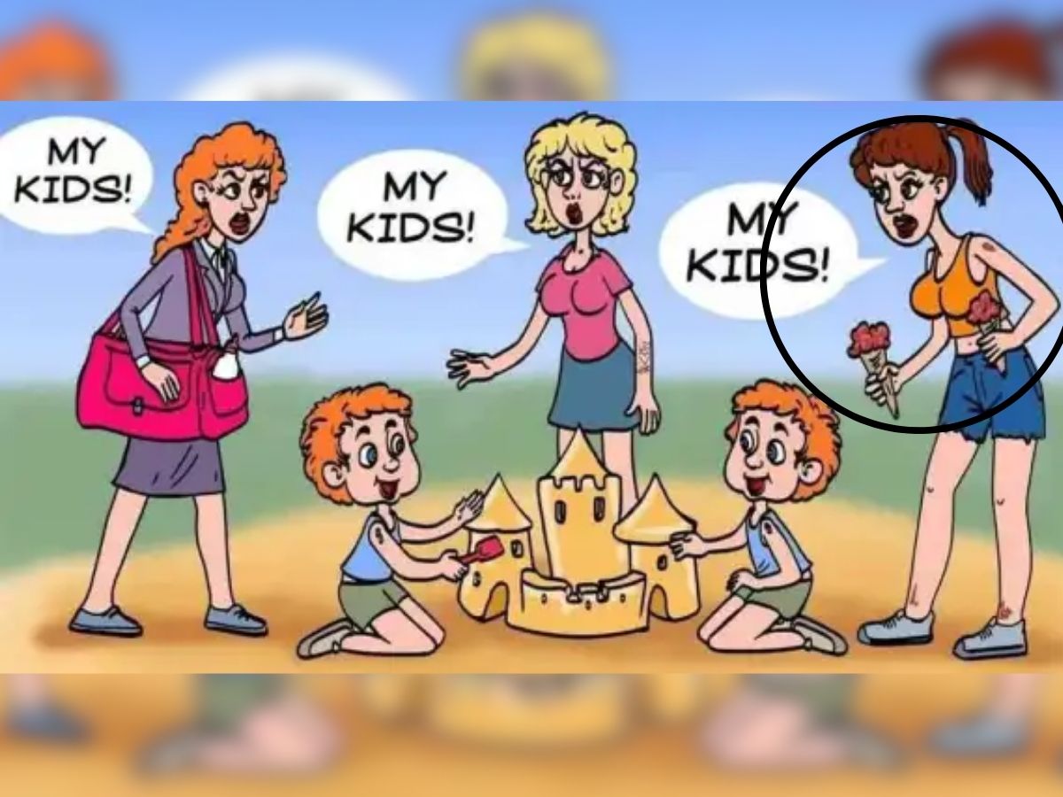 can you find the real mother of twins, find the real mother of twins, who is the real mother of twins, real mother of twins in this picture, real mother of twins in this picture within 6 seconds, mind games