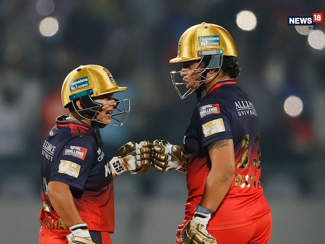 Who is that player? Who gave RCB first win by hitting a six