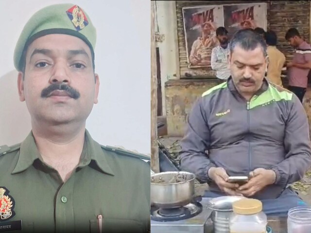 पुलिस इंस्पेक्टर बेंच रहा चाय, मजबूरी में लगाई ठेली, उदास होकर बोला- पैसे नहीं