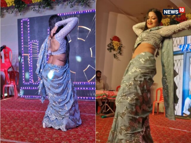 भौजी ने साड़ी में मचाया गदर, डांस करते हुए लचकाई ऐसी कमरिया कि झूम उठे लोग