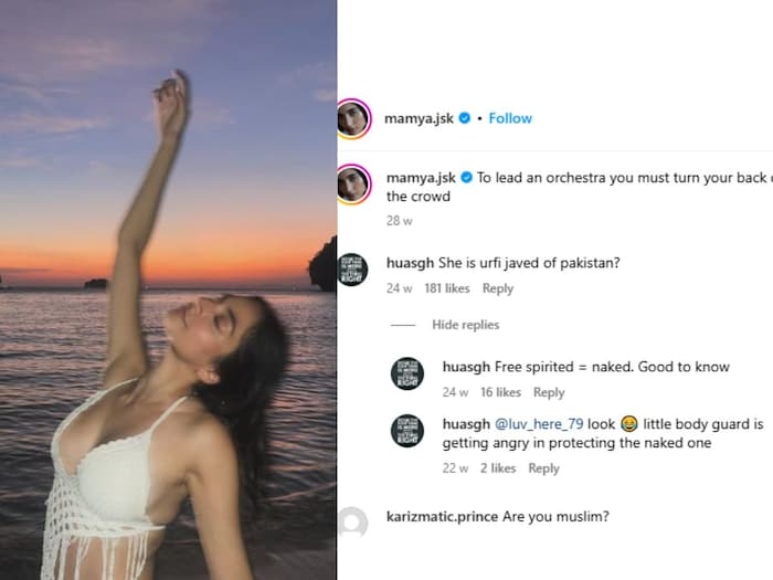 "Shameless woman afraid of Allah ..." Have you seen Pakistan's Urfi Javed? People furious when shared photos in bikini 2 pakistani urfi
