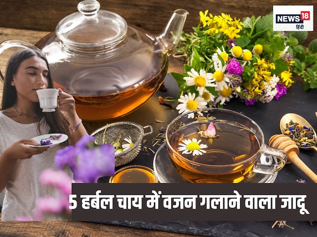 7 दिन और 5 तरह की ये खास चाय, गल-गलकर निकलेगी पेट की चर्बी, मेटाबोलिज्म बूस्ट 7 दिन और 5 तरह की ये खास चाय, गल-गलकर निकलेगी पेट की चर्बी, मेटाबोलिज्म बूस्ट