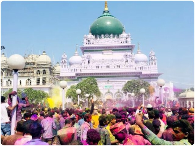 जहां कई मस्जिदों को ढका गया, वहीं हाजी वारिस अली दरगाह पर दिखी एकता की मिसाल