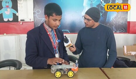इस गाड़ी से नहीं होगा एक्सीडेंट, महराजगंज में बच्चे ने बनाई ये स्पेशल कार