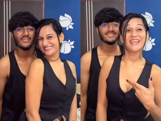 Jiya-Vyas-Woman-Dance-Mother-Son-Viral-Video-Mother-Dancing-with-son-Woman-romantic-with-son-2025-03-666ee32213a8e92dfc647f5af804806e People's reactions to mother-son dance video, said- Bhai, your mother is single?