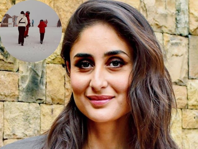 Kareena Kapoor enjoyed the snow with Saif, enjoyed the trip with children Kareena Kapoor enjoyed the snow with Saif, enjoyed the trip with children