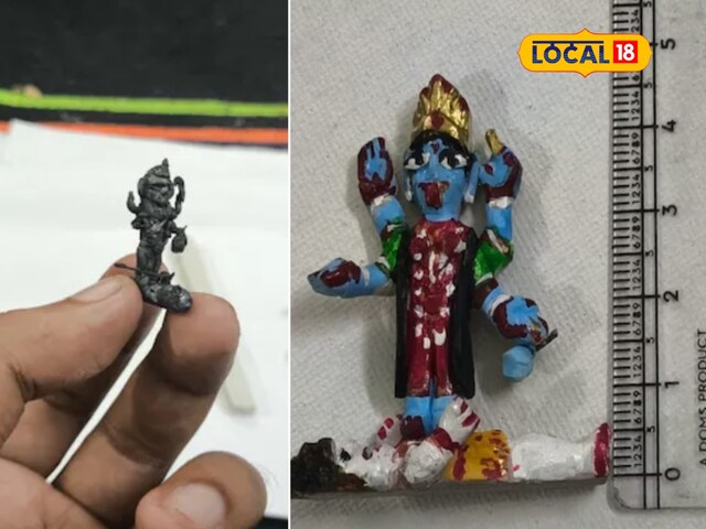 ब्लेड, चावल, बोतल...सब पर बना देता मूर्ति! मां काली का अनोखा भक्त है ये कलाकार