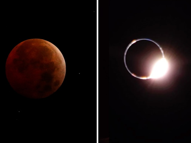 Wow! 'Diamond ring' appeared in the innerp, rare sight of solar eclipse on the moon Wow! 'Diamond ring' appeared in the innerp, rare sight of solar eclipse on the moon