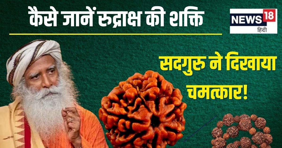 देखनी है रुद्राक्ष की ​शक्ति या पॉजिटिव एनर्जी? सदगुरु ने आसान प्रयोग से दिखाया चमत्कार, आप रह जाएंगे हैरान!