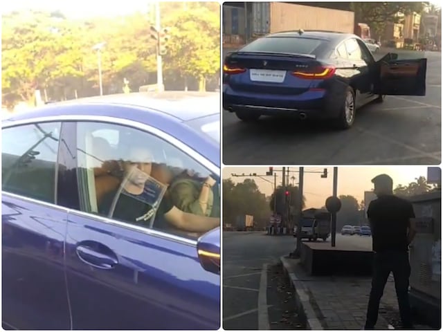 BMW कार से उतर सड़क पर किया पेशाब, करने लगे अश्लील इशारे, अब पहुंचे जेल