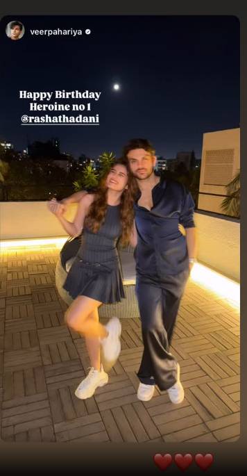 Rasha Thadani Veer Pahariya