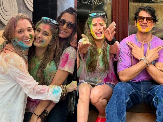 Not even seen Vijay Verma? Tamannaah Bhatia celebrated Holi with Rasha-Raveena