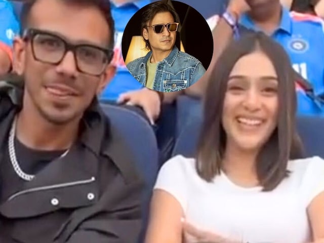 Yuzvendra Chahal, who is enjoying the match with mystery girl, Vivek Oberoi opened the poll Yuzvendra Chahal, who is enjoying the match with mystery girl, Vivek Oberoi opened the poll