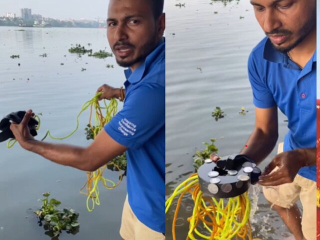 howrah-bridge-2025-03-c2f66202f8c2d790cabe8be6e4bd1c05 The man threw a magnet under Howrah Bridge, pulled out 5 seconds, such a thing came out from inside!