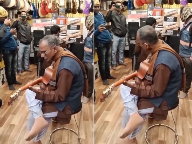 man-play-guitar-viral-video-2025-03-3677b09e9e29f765e7343429f0a08cb8 Uncle, wearing a dhoti-kurta, picked up the guitar, everyone understood the newbie, but as soon as the fingers went on, the people were shocked!