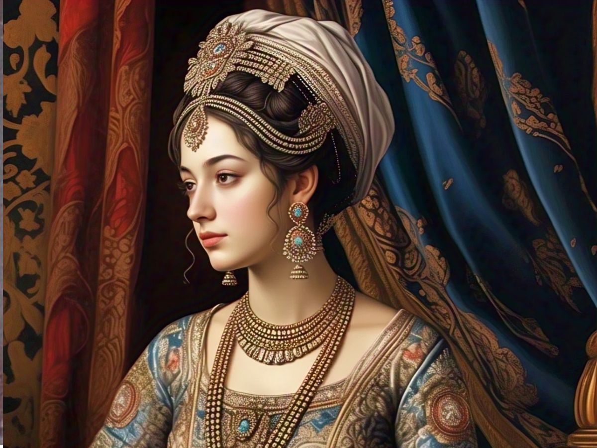 People used to get drunk by the stories of beauty, what was the face of the face of the queens of that Mughal Darwar queens 3 Mughal Begum. Ai's picture